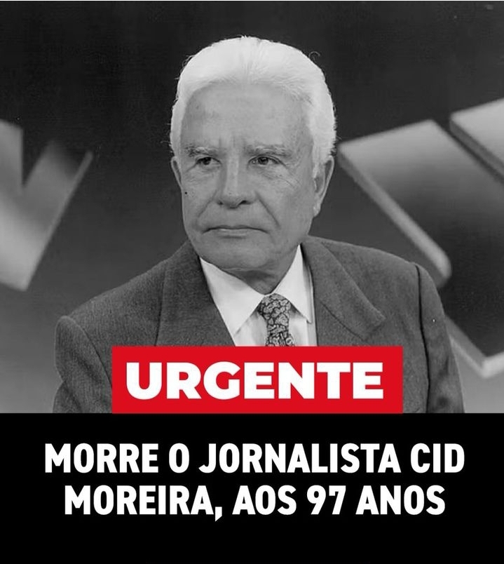 Morre Cid Moreira, aos 97 anos Apresentador e locutor lutava contra pneumonia em hospital na Região Serrana do RJ