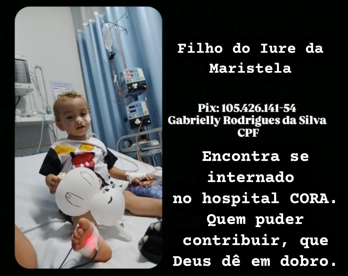 ​COMUNIDADE DE LEOPOLDO DE BULHÕES REALIZA CAMPANHA DE APOIO AO TRATAMENTO DE SAÚDE DE UMA CRIANÇA