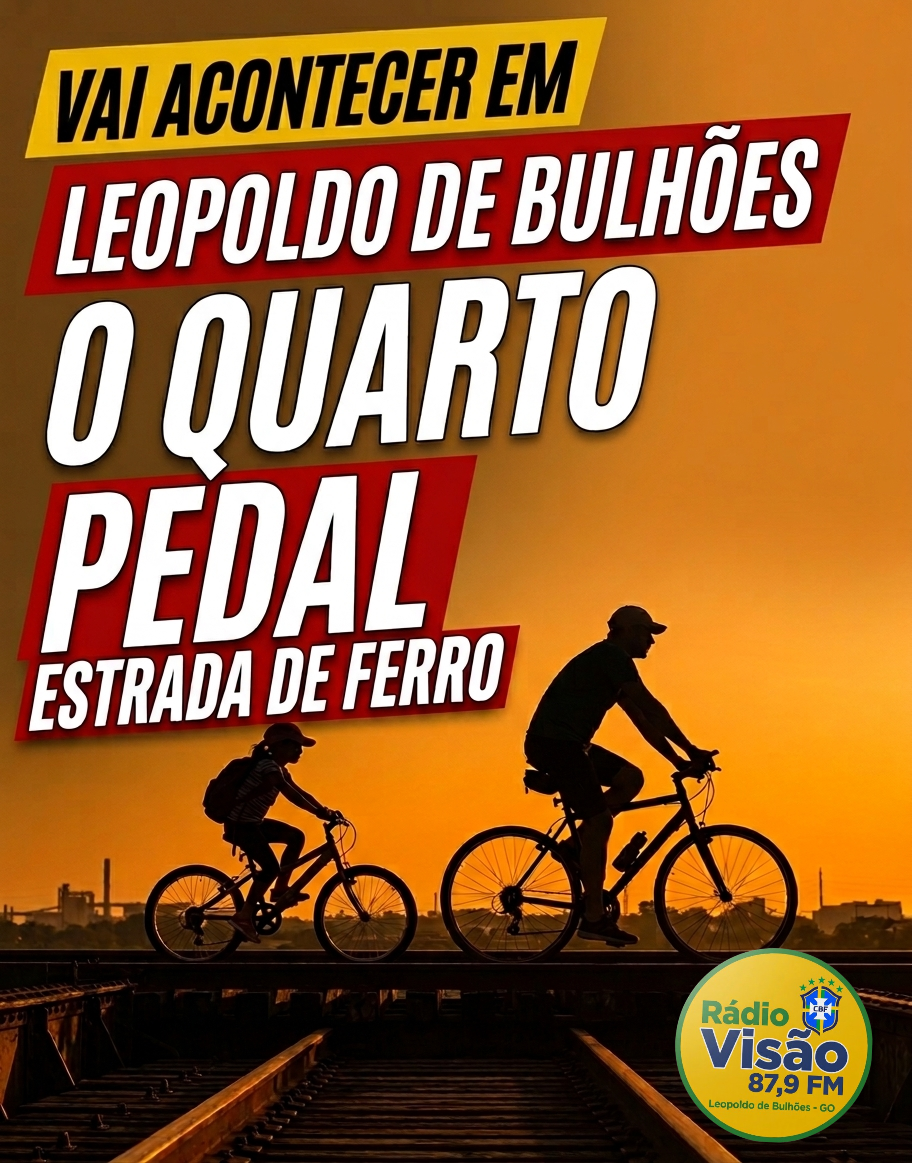​VAI ACONTECER EM LEOPOLDO DE BULHÕES O 4° PEDAL ESTRADA DE FERRO