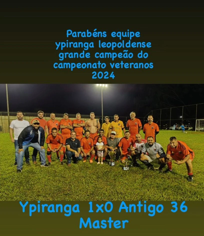 ​YPIRANGA LEOPOLDENSE CONQUISTA O PRIMEIRO TÍTULO DA SUA HISTÓRIA