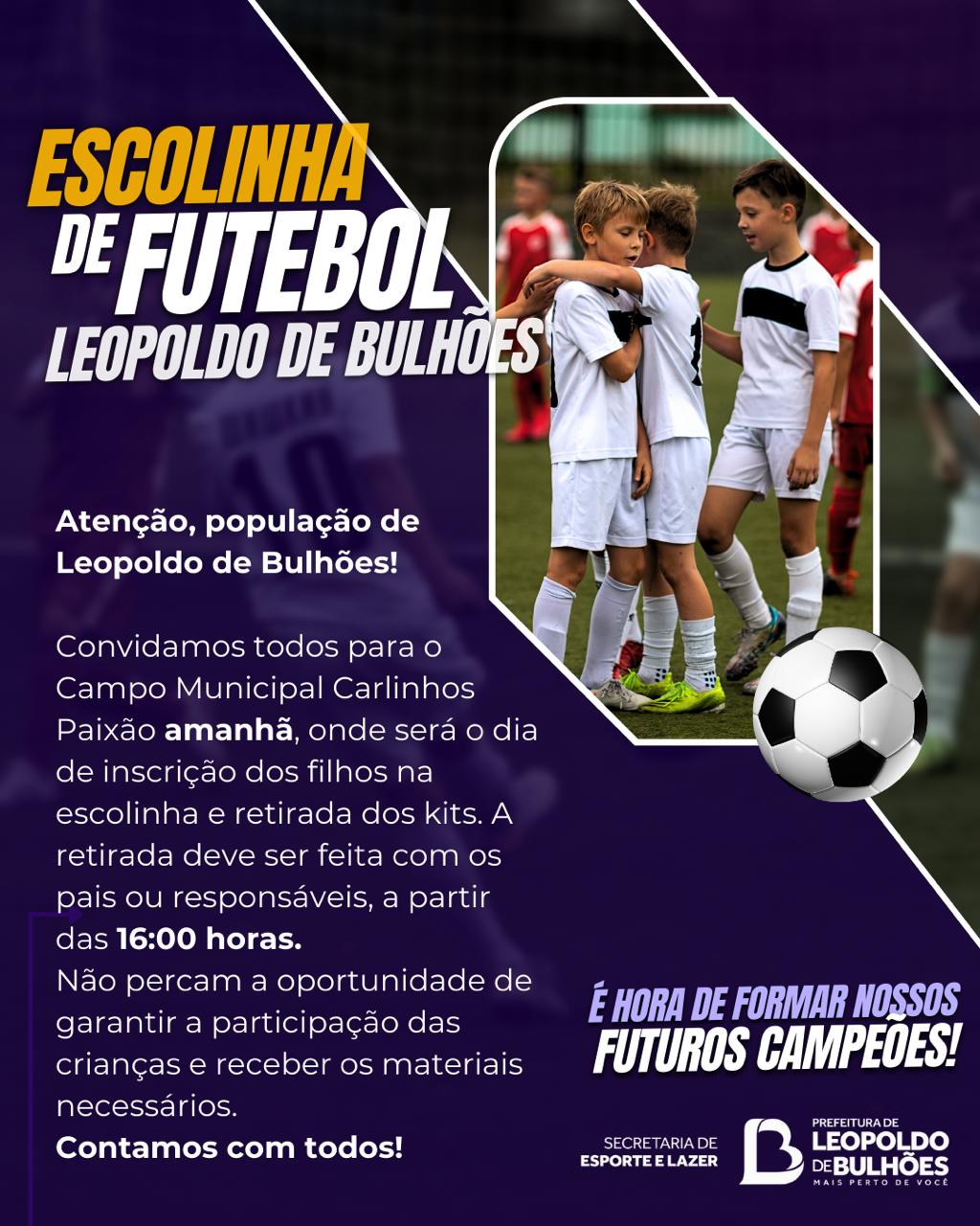 Escolinha de futebol