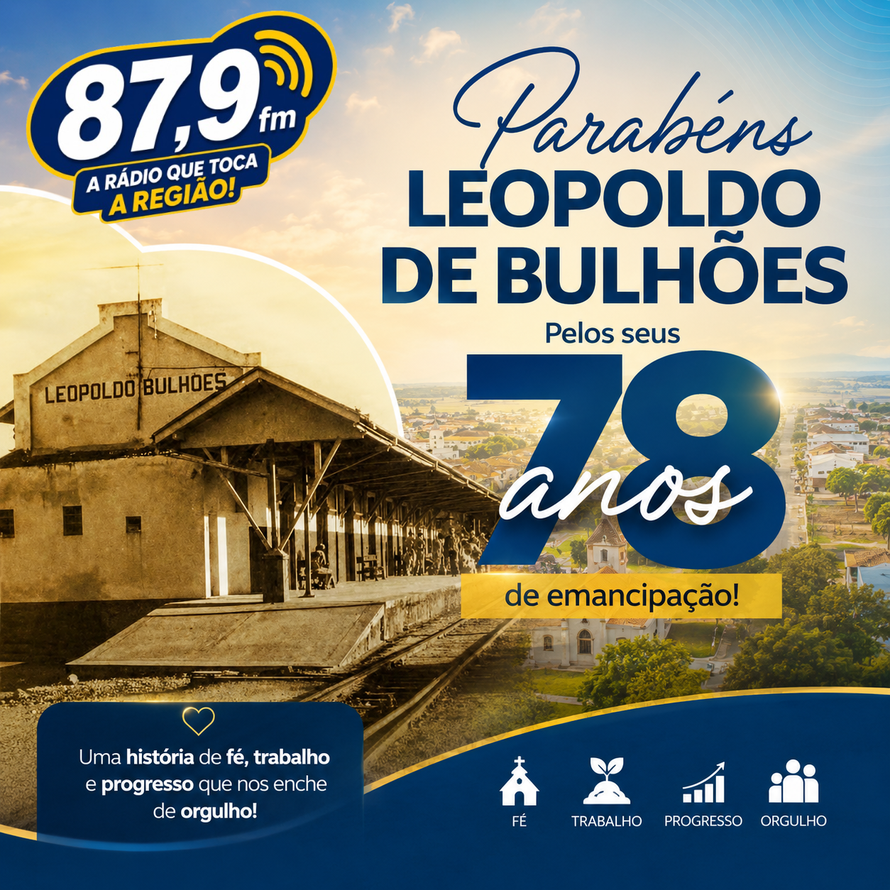 ​PARABÉNS, LEOPOLDO DE BULHÕES!