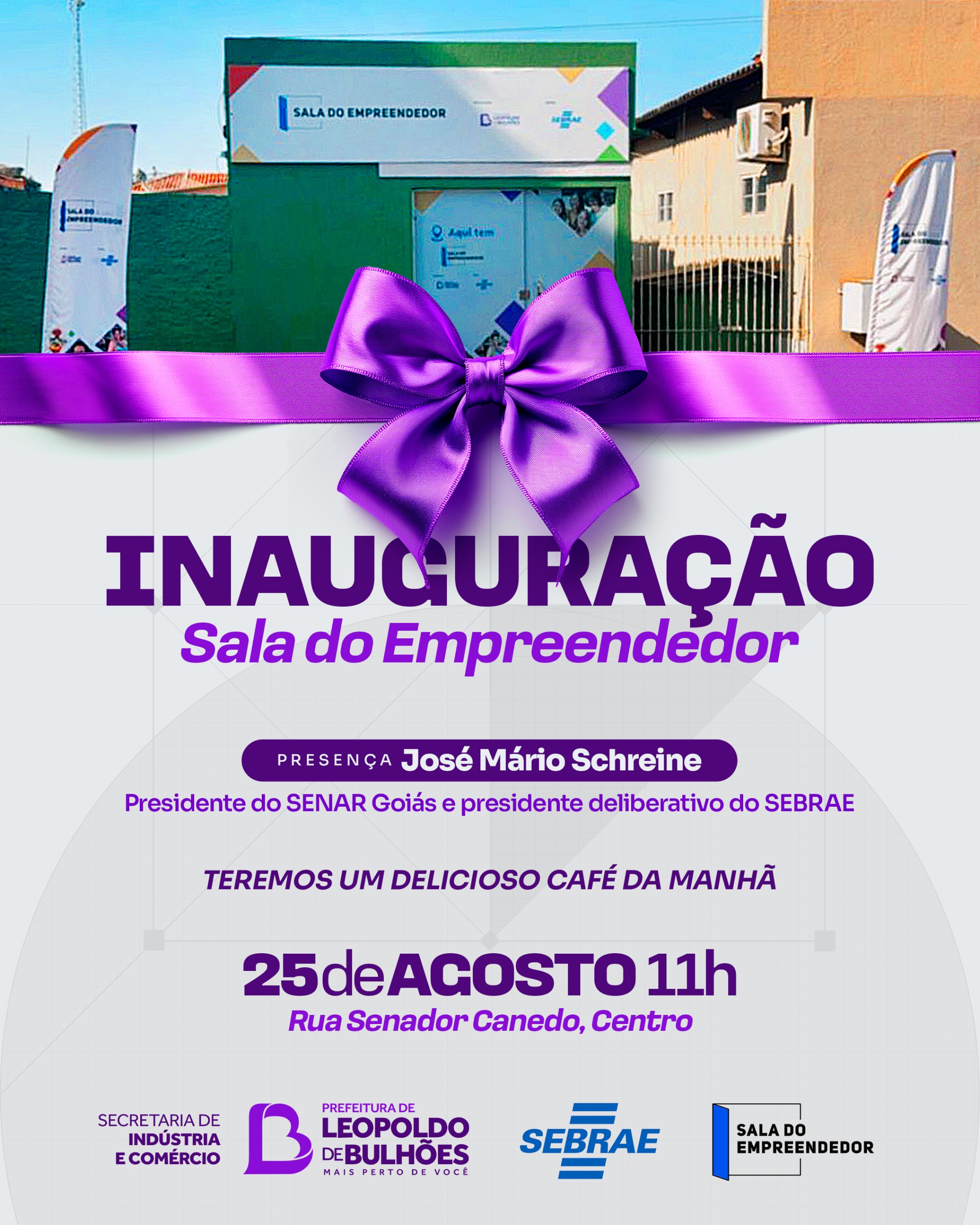 ​VAI SER INAUGURADA SALA DO EMPREENDEDOR DO SEBRAE EM LEOPOLDO DE BULHÕES