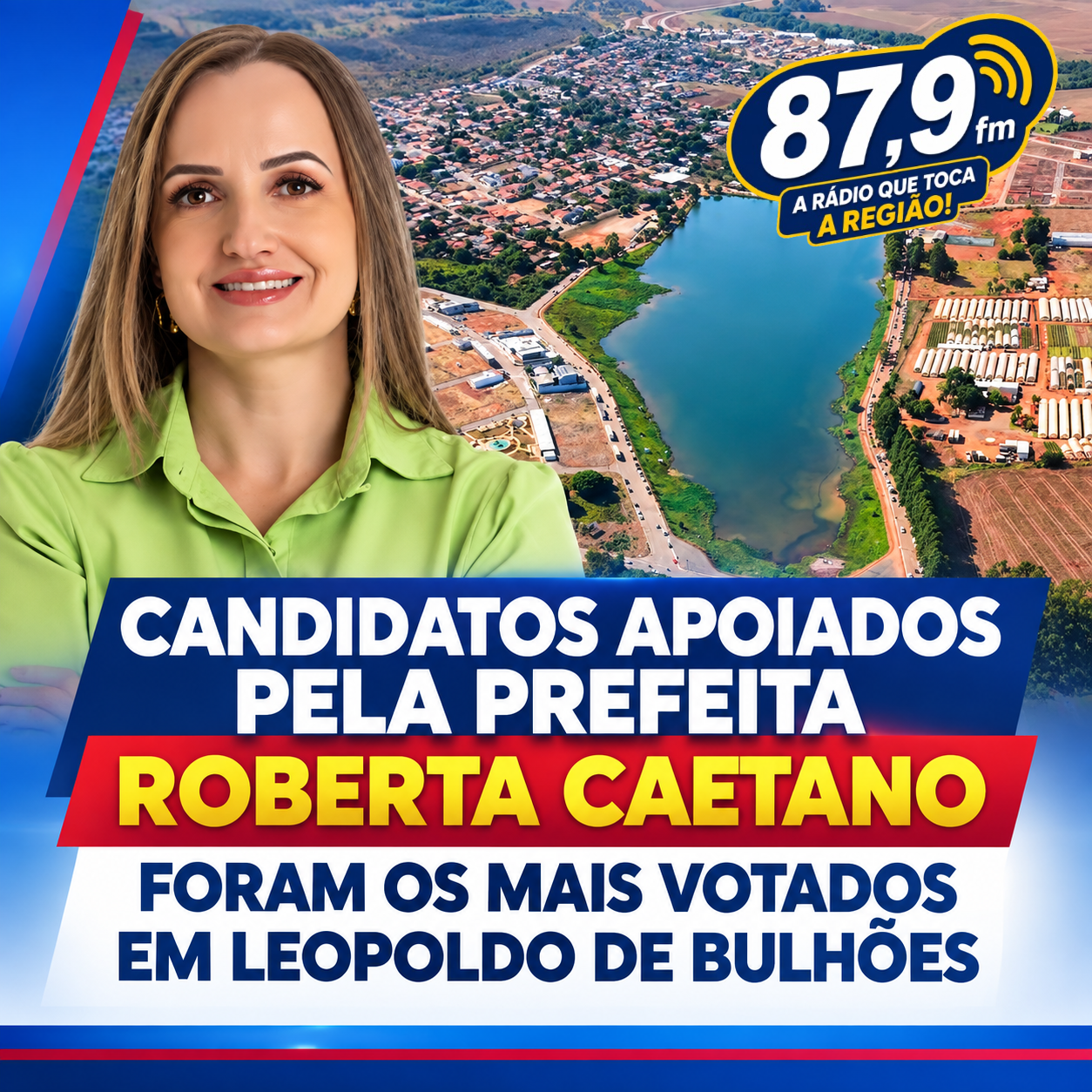 ​CANDIDATOS APOIADOS PELA PREFEITA ROBERTA CAETANO FORAM OS MAIS VOTADOS EM LEOPOLDO DE BULHÕES