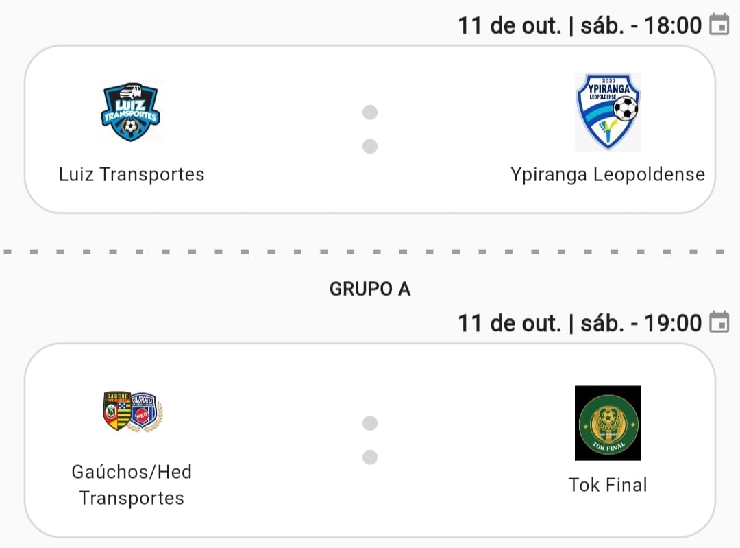 ​LIDERES SE ENFRENTAM HOJE NO CAMPEONATO SOCEYTE