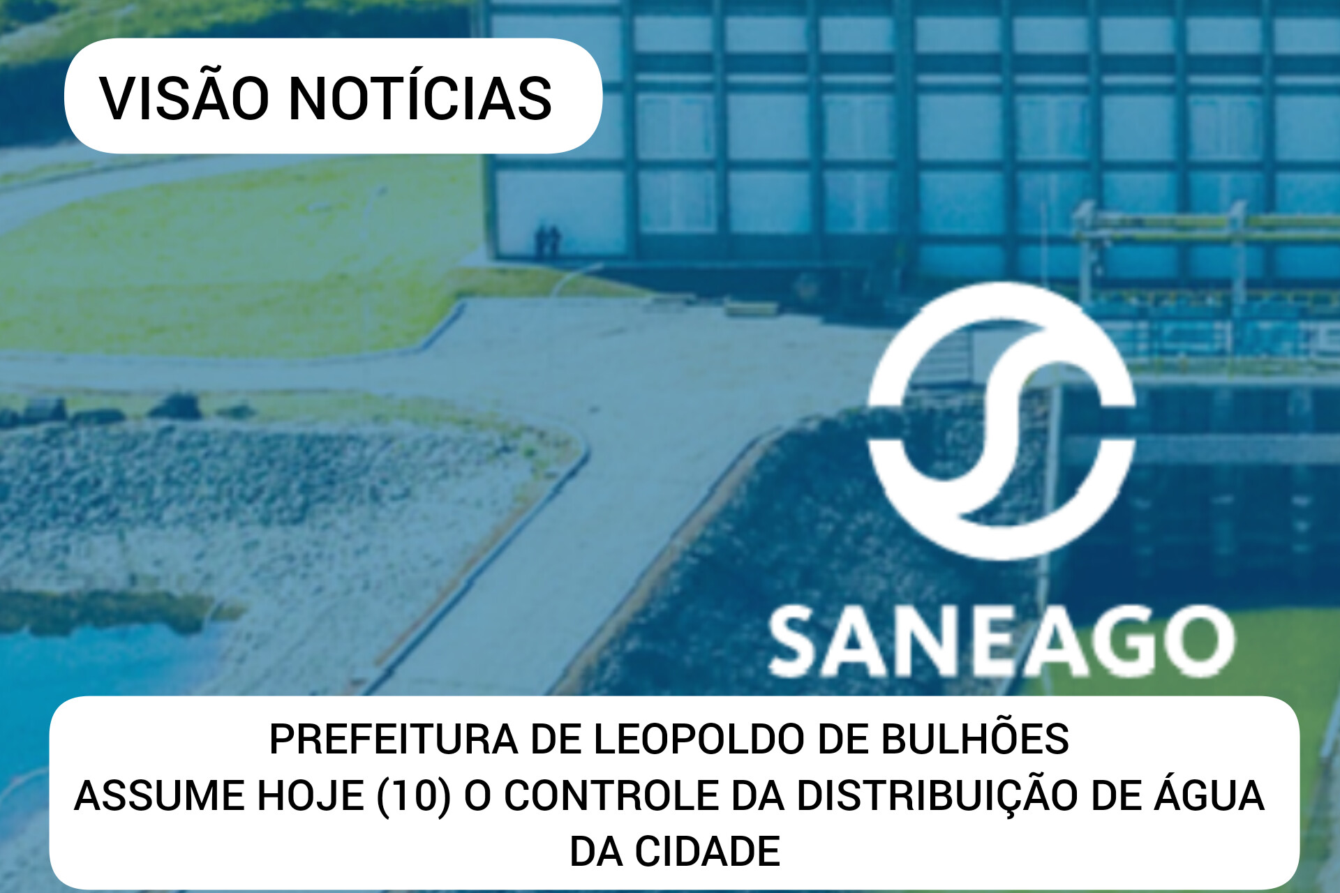 PREFEITURA DE LEOPOLDO DE BULHÕES ASSUME HOJE (10) O CONTROLE DA DISTRIBUIÇÃO DE ÁGUA DA CIDADE