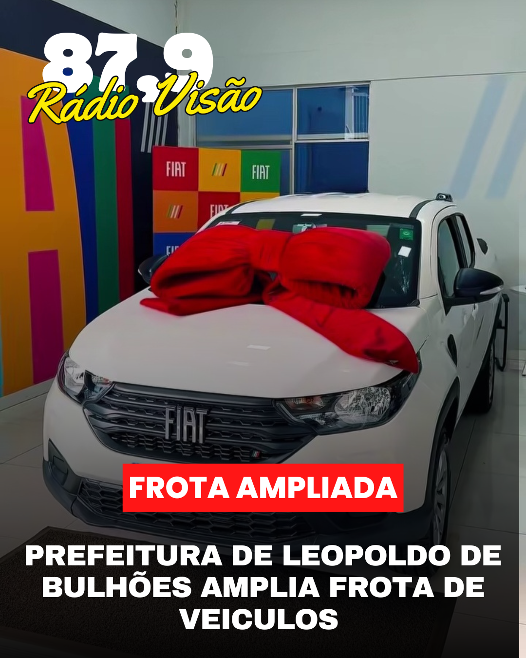 ​PREFEITURA DE LEOPOLDO DE BULHÕES AMPLIA FROTA