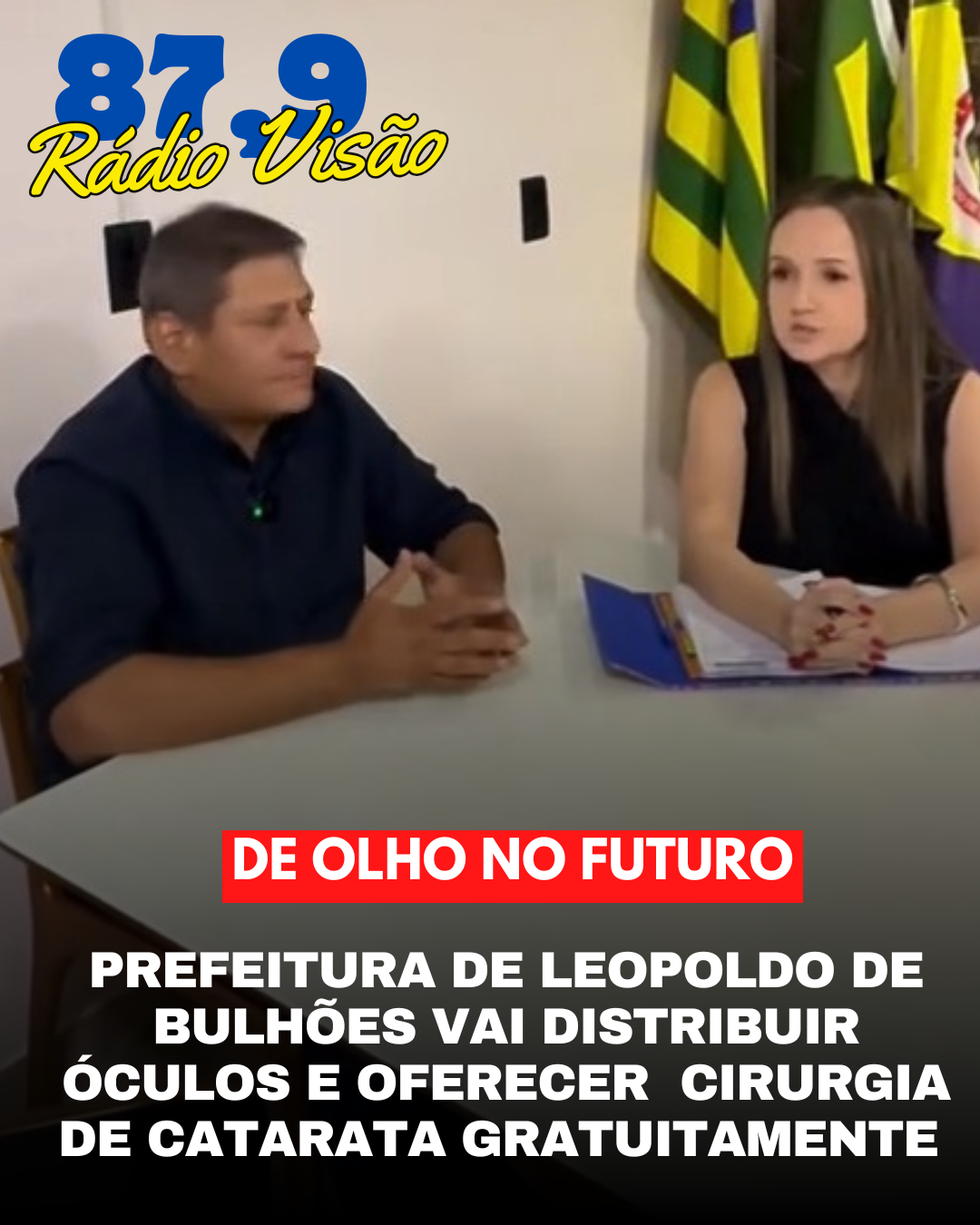 ​PREFEITURA DE LEOPOLDO DE BULHÕES VAI DISTRIBUIR ÓCULOS E OFERECER CIRURGIA DE CATARATA GRATUITAMENTE