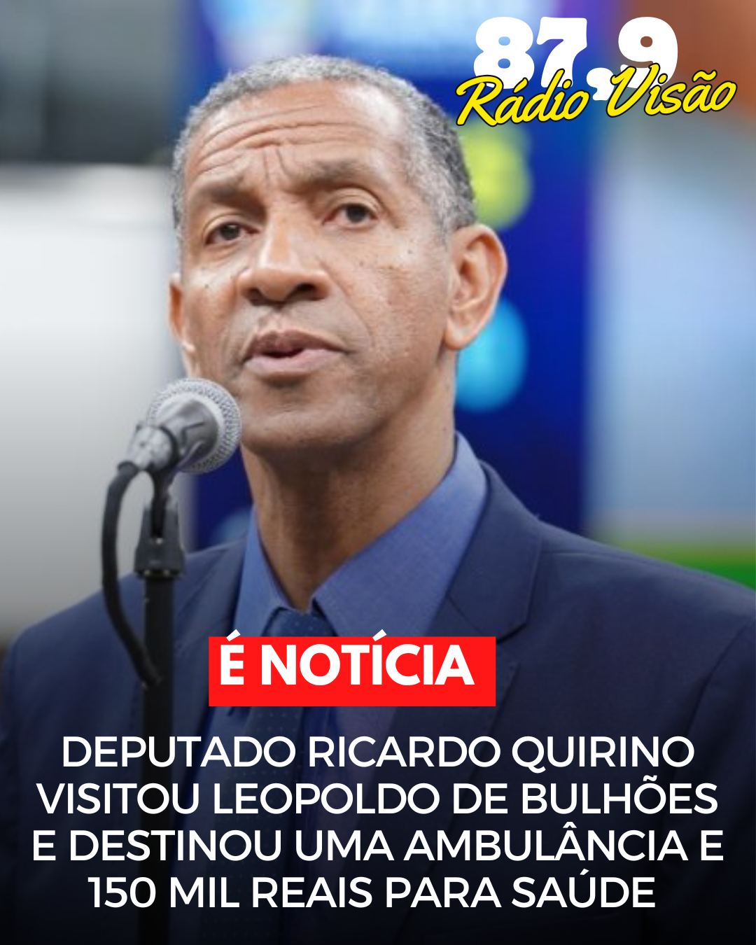 ​DEPUTADO RICARDO QUIRINO VISITOU LEOPOLDO DE BULHÕES