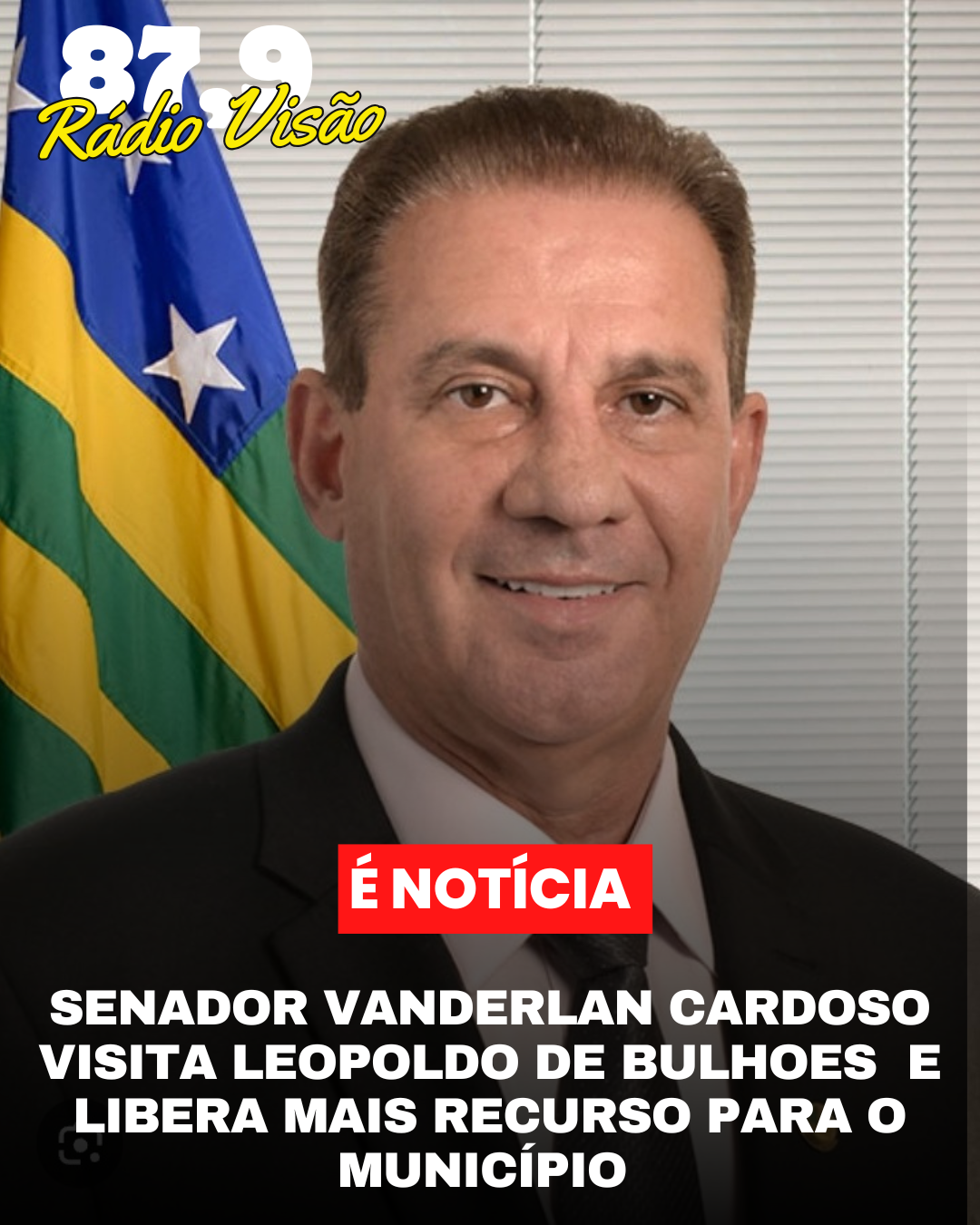 ​SENADOR VANDERLAN CARDOSO VISITA LEOPOLDO DE BULHÕES E LIBERA MAIS RECURSOS PARA O MUNICÍPIO