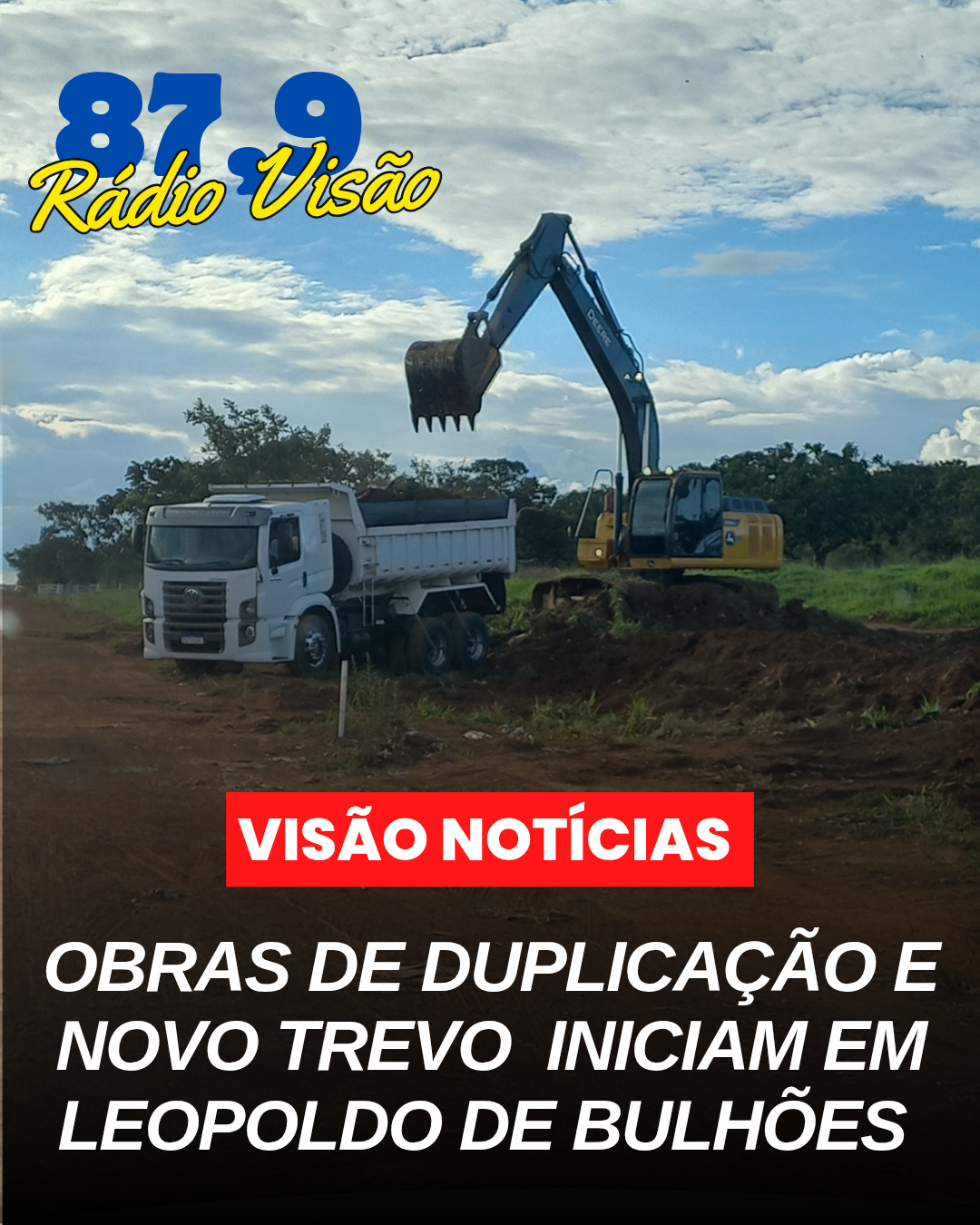 ​Obras de Duplicação e Novo Trevo Iniciam em Leopoldo de Bulhões